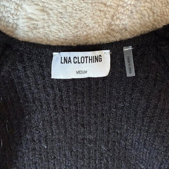 Lna Ean Shrug Sweater | Black | Womens Size Medium - Picture 4 of 5